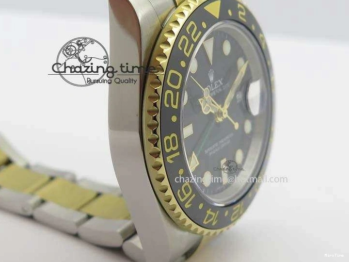 MiroTime 0217 GMT-Master II 116713LN SS YG Bp-Maker Black Dial Ceramic Bezel On SS YG Bracelet A Refined 3772